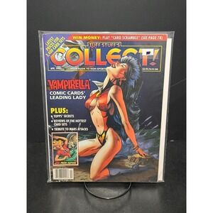 1995 April Tuff Stuffs Collect! Non-Sports Card Magazine Vampirella Cover